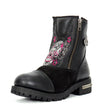 Hot Leathers Women's Sugar Reaper Black Zipper Boots, BTL1009