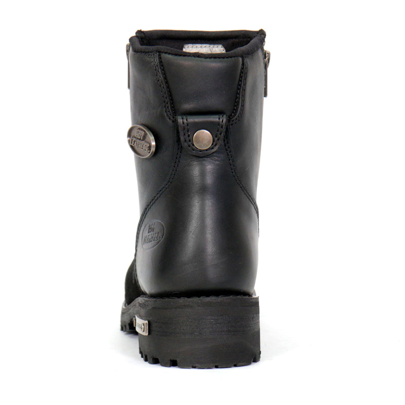 Hot Leathers Women's Sugar Reaper Black Zipper Boots, BTL1009