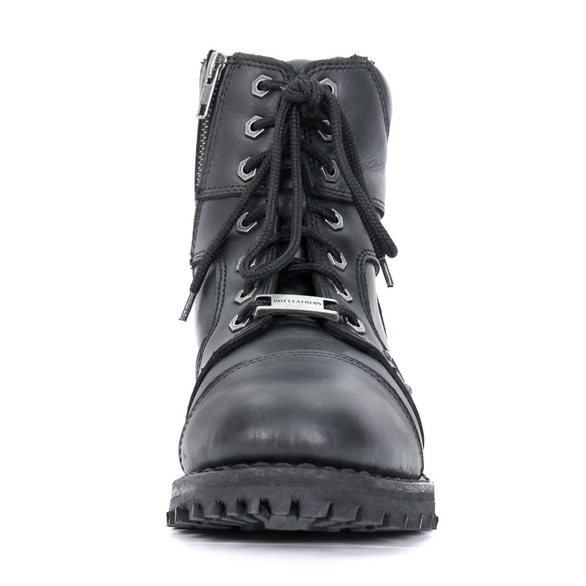 Hot Leathers Women's Studded Outlaw Black Logger Boots, BTL1010