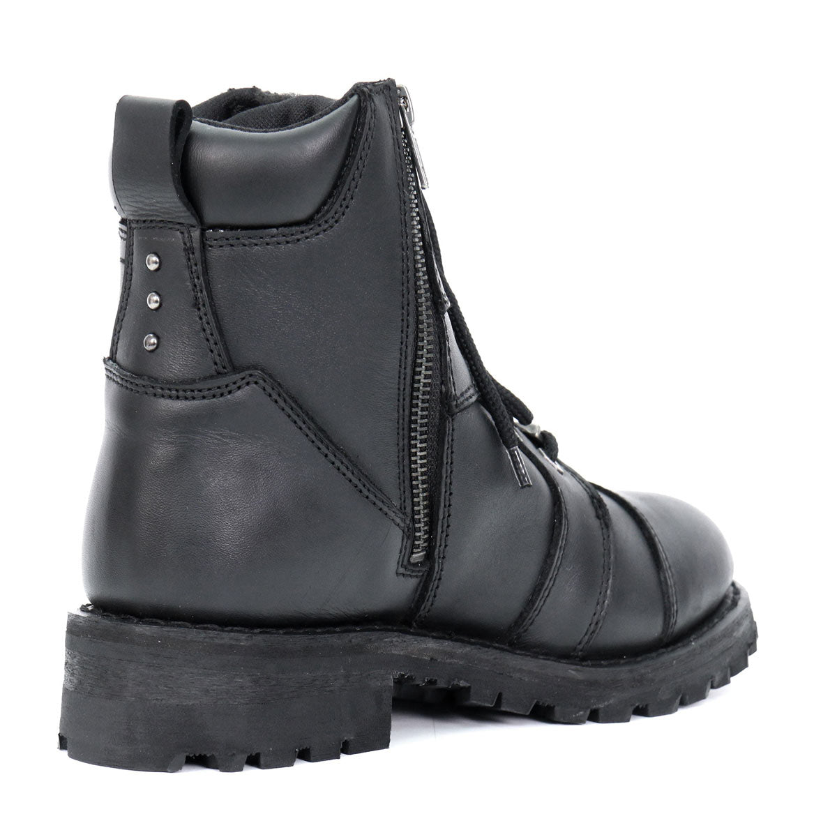 Hot Leathers Women's Studded Outlaw Black Logger Boots, BTL1010