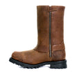 Hot Leathers Men's Rust Brown 11-inch Harness Motorcycle Biker Leather Boots BTM1001