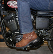 Hot Leathers Men's Rust Brown 11-inch Harness Motorcycle Biker Leather Boots BTM1001