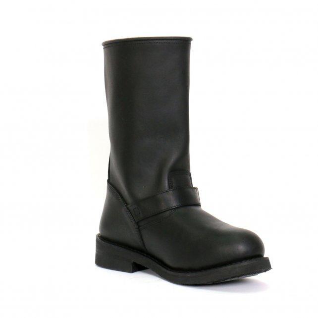 Hot Leathers Men's Iron Road Black Engineer Boots, BTM1002