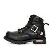Hot Leathers Men's Road Scout Black Logger Boots, BTM1007