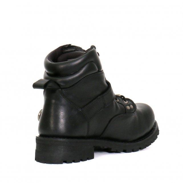 Hot Leathers Men's Road Scout Black Logger Boots, BTM1007