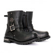Hot Leathers Men's Blacktop Engineer Black Engineer Boots, BTM1008