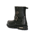 Hot Leathers Men's Blacktop Engineer Black Engineer Boots, BTM1008
