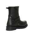 Hot Leathers Men's Blacktop Engineer Black Engineer Boots, BTM1008