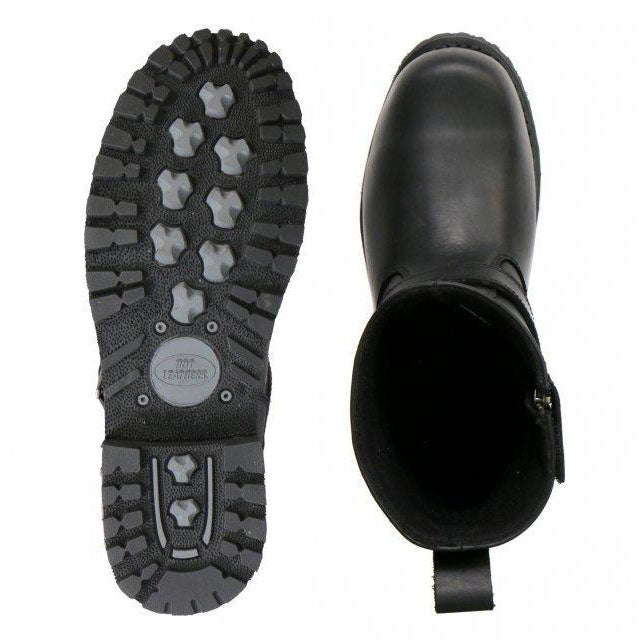 Hot Leathers Men's Blacktop Engineer Black Engineer Boots, BTM1008