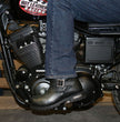 Hot Leathers Men's Blacktop Engineer Black Engineer Boots - BTM1008