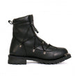 Hot Leathers Men's Crossfire Black Lace-Up Boots, BTM1009