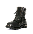 Hot Leathers Men's Crossfire Black Lace-Up Boots, BTM1009