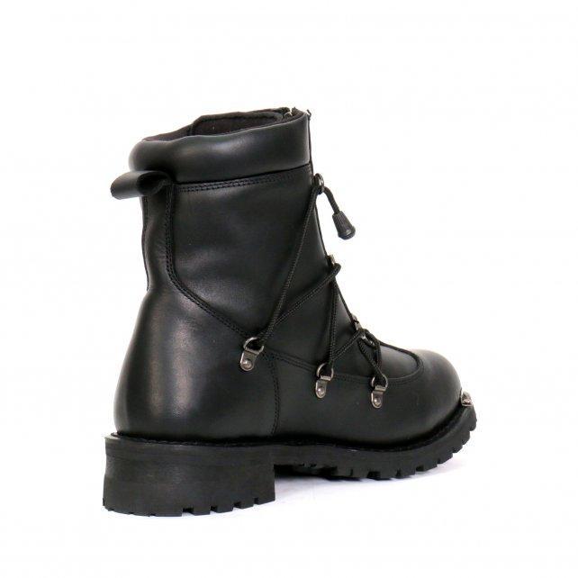 Hot Leathers Men's Crossfire Black Lace-Up Boots, BTM1009