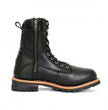 Hot Leathers Men's Two-Tone Renegade Black Logger Boots, BTM1011