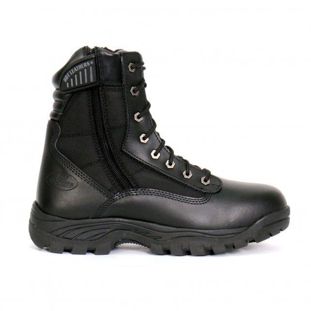 Hot Leathers Men's Night Patrol Black Lace-Up Boots, BTM1012