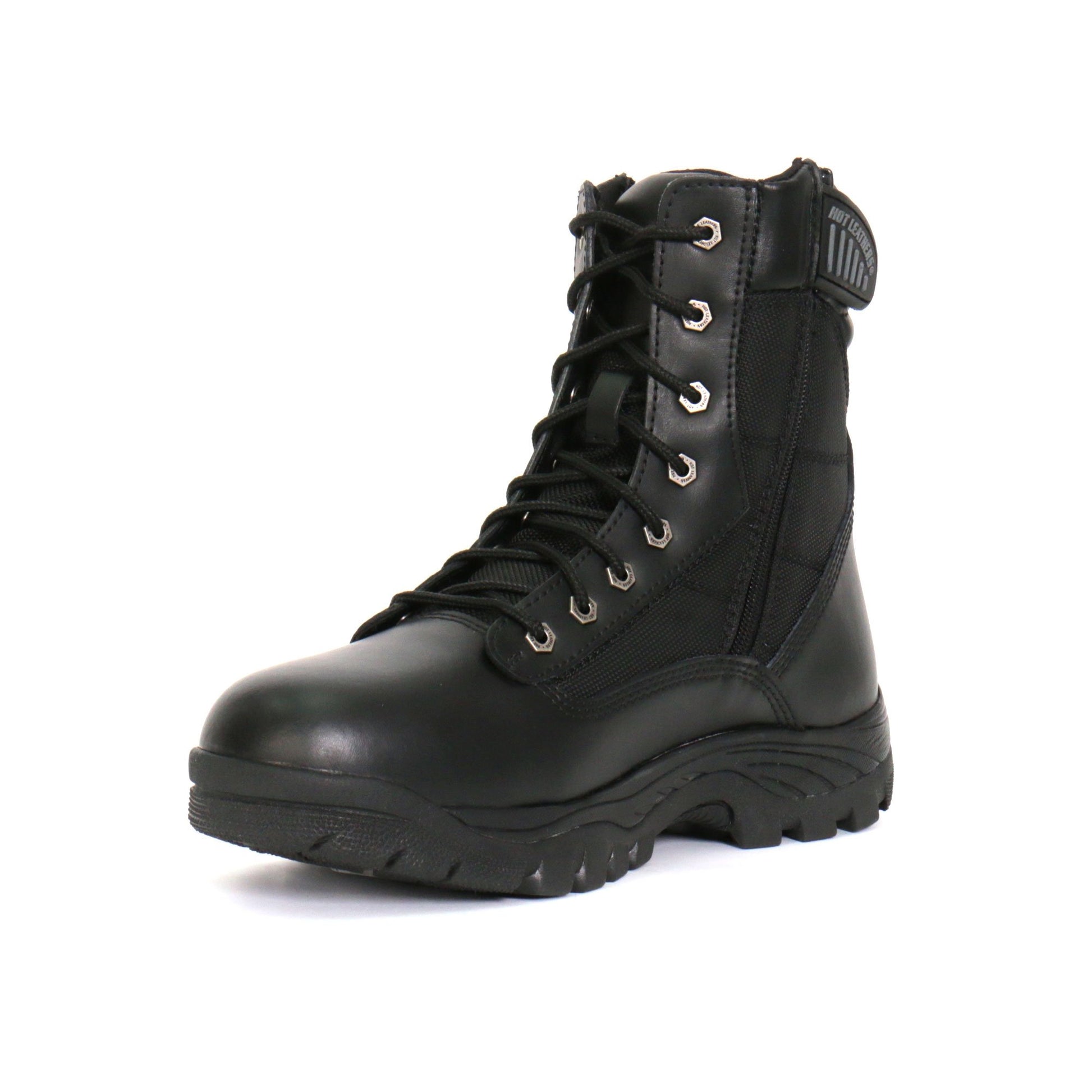 Hot Leathers Men's Night Patrol Black Lace-Up Boots, BTM1012
