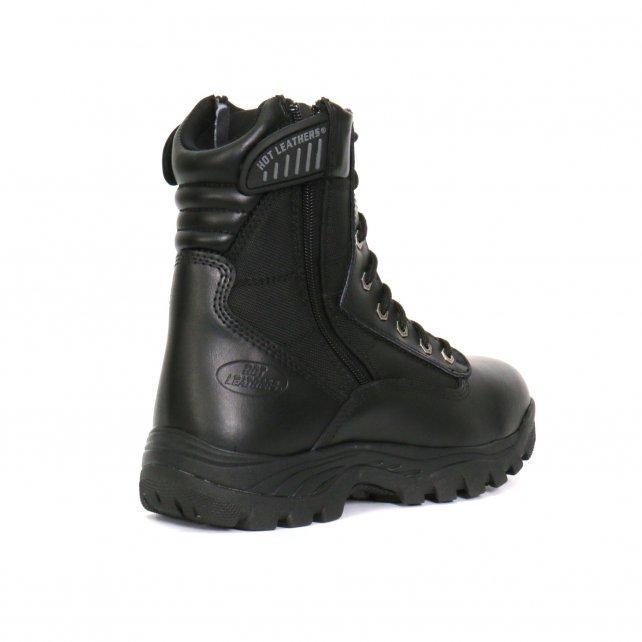 Hot Leathers Men's Night Patrol Black Lace-Up Boots, BTM1012