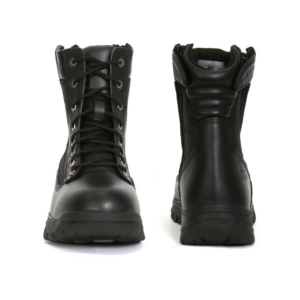 Hot Leathers Men's Night Patrol Black Lace-Up Boots, BTM1012