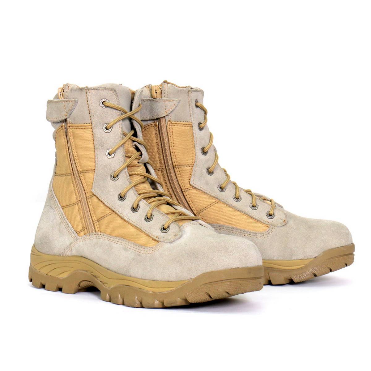 Hot Leathers Men's Desert Patrol Tan Lace-Up Boots, BTM1013