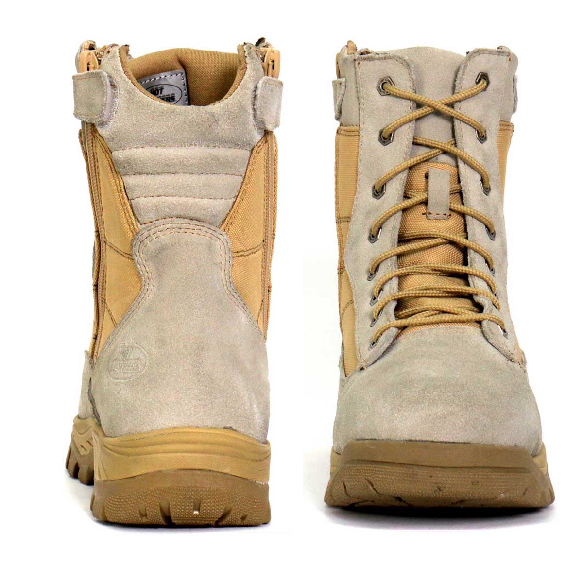 Hot Leathers Men's Desert Patrol Tan Lace-Up Boots, BTM1013