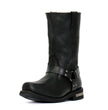 Hot Leathers Men's Midnight Harness Black Harness Boots, BTM1016