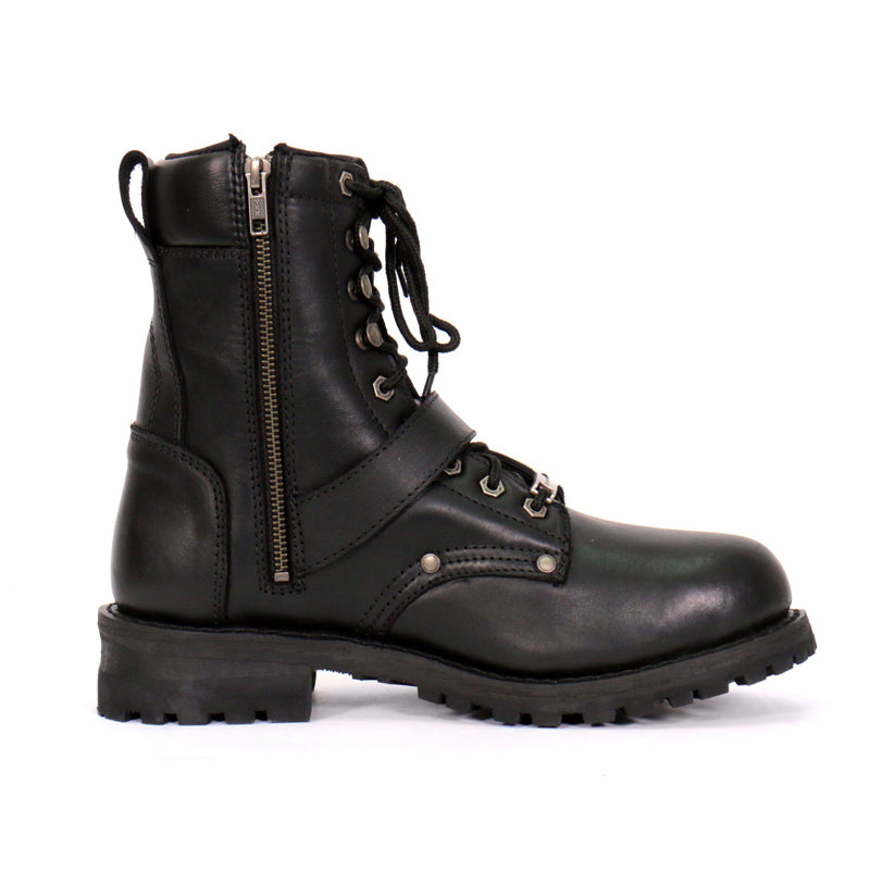 Hot Leathers Men's Graveyard Shift Black Logger Boots, BTM1017