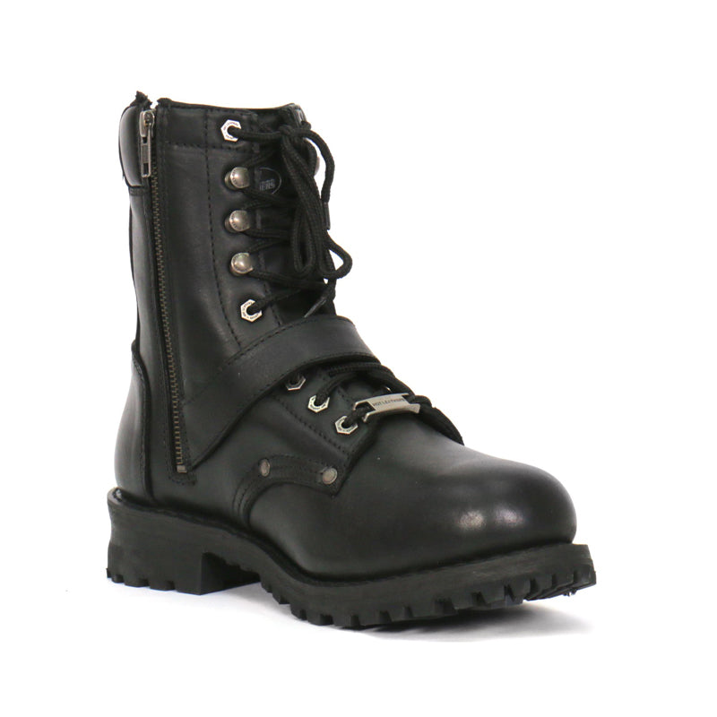 Hot Leathers Men's Graveyard Shift Black Logger Boots, BTM1017