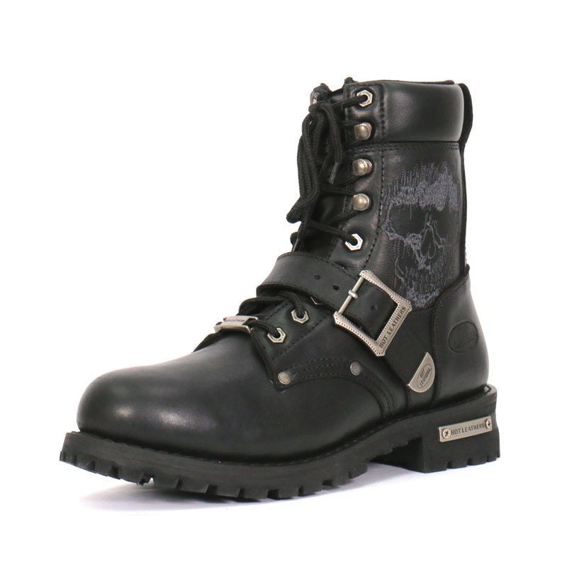 Hot Leathers Men's Graveyard Shift Black Logger Boots, BTM1017