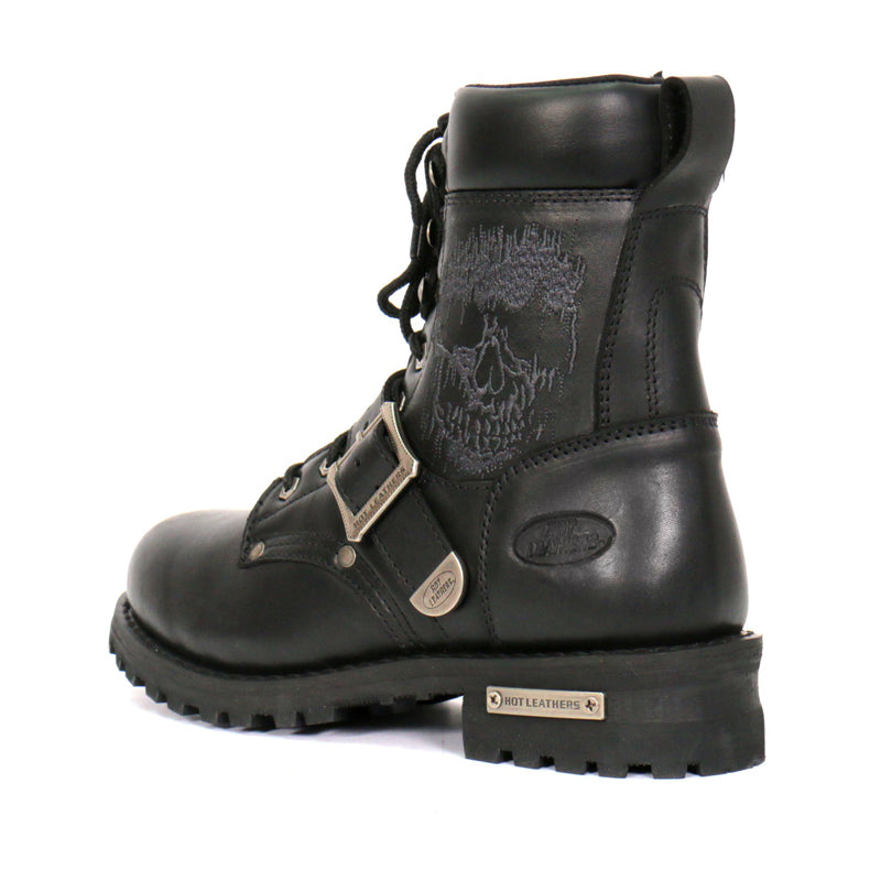 Hot Leathers Men's Graveyard Shift Black Logger Boots, BTM1017