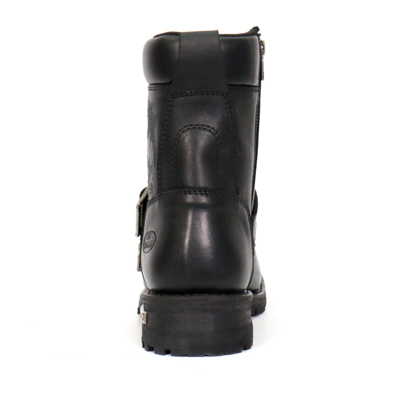 Hot Leathers Men's Graveyard Shift Black Logger Boots, BTM1017