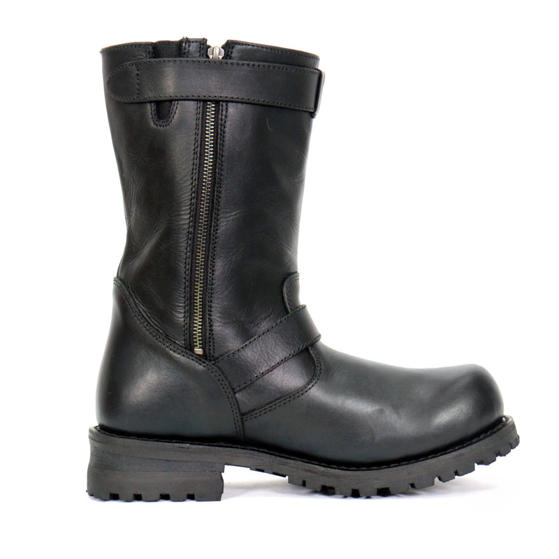 Hot Leathers Men's American Reaper Black Engineer Boots, BTM1018