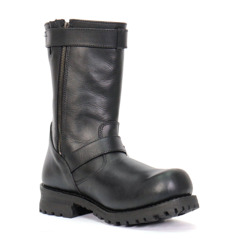 Hot Leathers Men's American Reaper Black Engineer Boots, BTM1018
