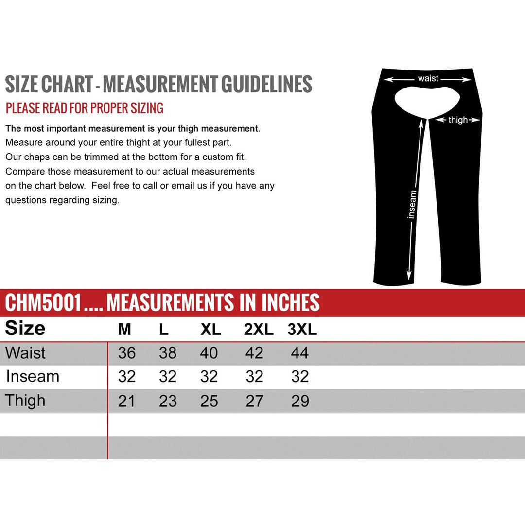 Hot Leathers CHM5001 USA Made Men&