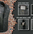 Event Leather Men's Rapid Fire Black Leather Motorcycle Vest, ELM3910