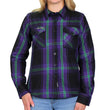 Hot Leathers FLL3006 Ladies 'Voodoo' Flannel Long Sleeve Shirt