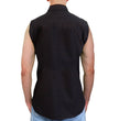 Hot Leathers FLM5013 Men's Black Sleeveless Motorcycle Riders Shirt
