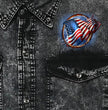 Hot Leathers GMD5472 Men's Hoop Eagle Dyed Sleeveless Denim Shirt