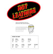 Hot Leathers HLD1016 Ride or Die Gloss Black Motorcycle DOT Skull Cap Half Helmet Biker
