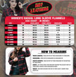 Hot Leathers FLL3009 Ladies Black and Red Flannel Long Sleeve Shirt
