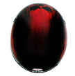 Hot Leathers HLD1018 Black Red Flame Skull Motorcycle DOT Approved Skull Cap Half Helmet Biker