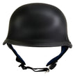 Hot Leathers Gloss Black The Hanz German Style Vintage Motorcycle Half Helmet HLT75