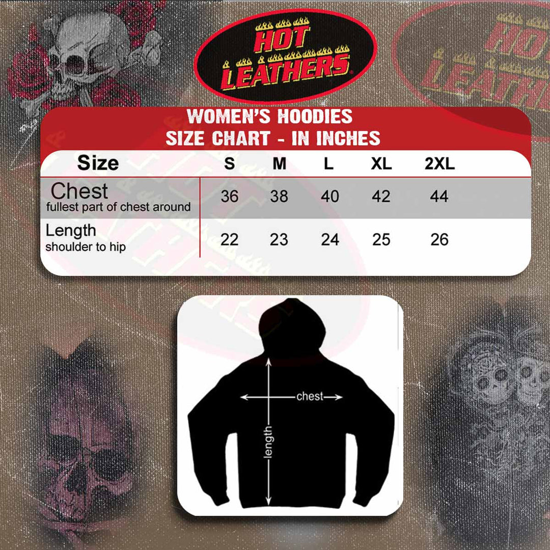 Hot Leathers GLZ4324 Ladies ‘Skull and Crossbones&