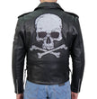 Hot Leathers Men's Black Motorcycle Jacket JKM2001