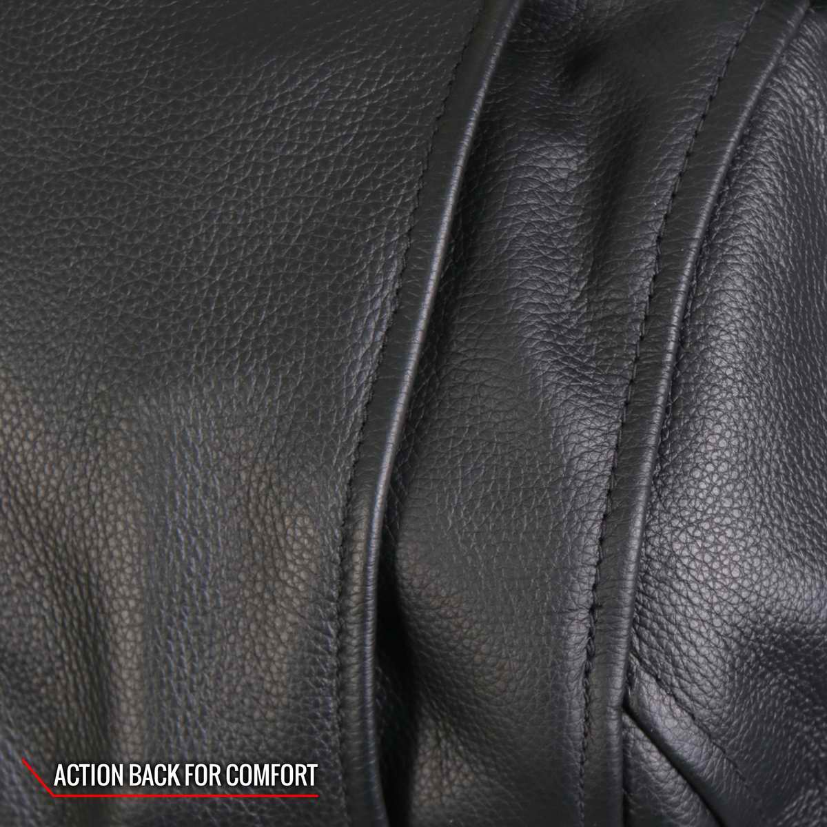 Hot Leathers Men's Bone Riot Leather Motorcycle Jacket - JKM2001
