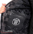 Hot Leathers JKM3203 Men’s CE Armored Flannel Motorcycle Shirt Jacket - Aramid Reinforced w/ Leather Shoulder Panels