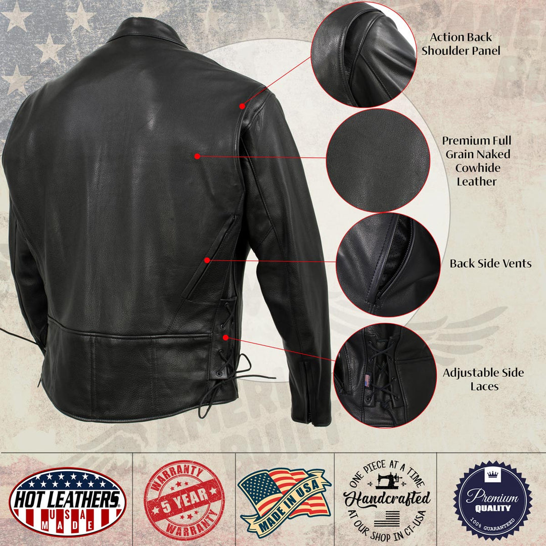 Hot Leathers JKM5002 USA Made Men&