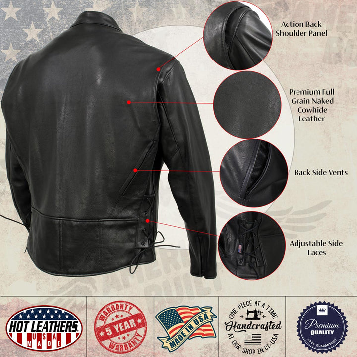 Hot Leathers JKM5002 USA Made Men&