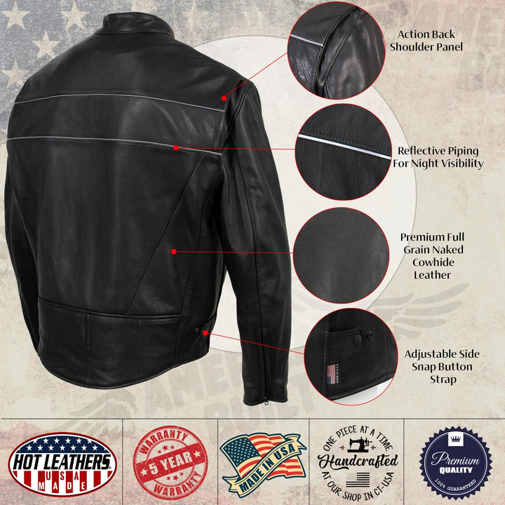 Hot Leathers JKM5003 USA Made Men&