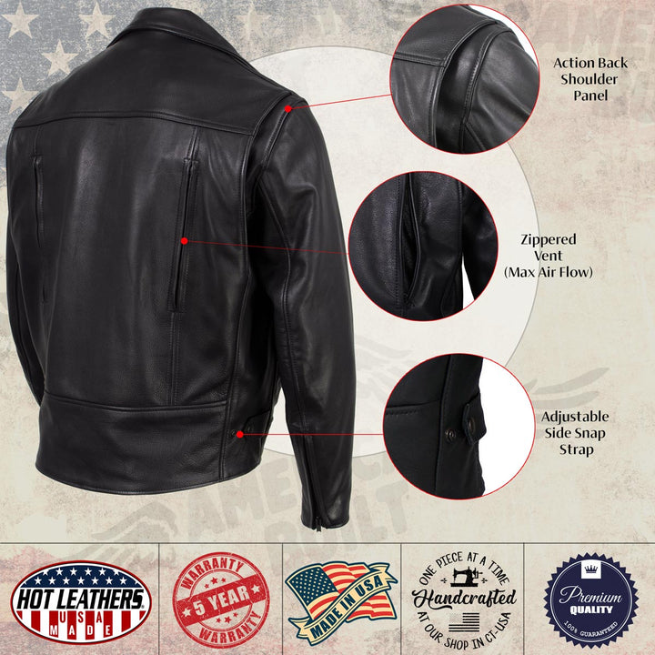 Hot Leathers JKM5008 USA Made Men&