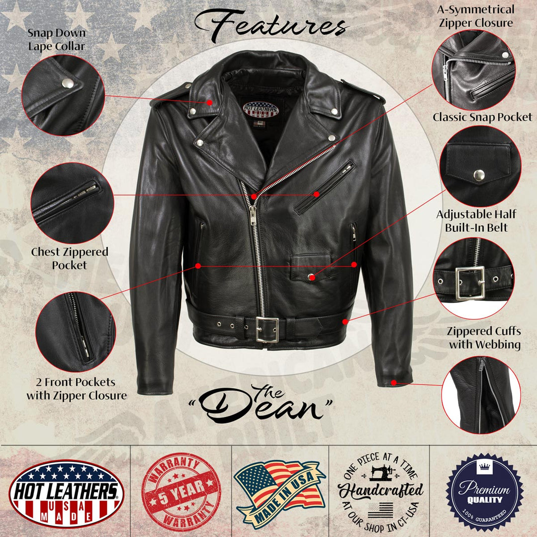Hot Leathers JKM5009 USA Made Men&